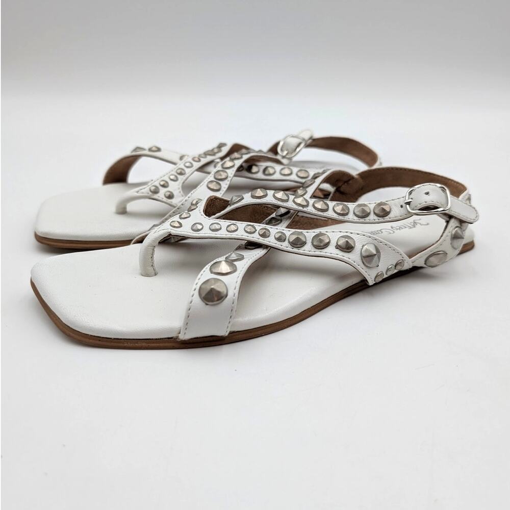 Jeffrey Campbell Xanthe Slingback Sandals Open Toe Women's White Size US7 EU38